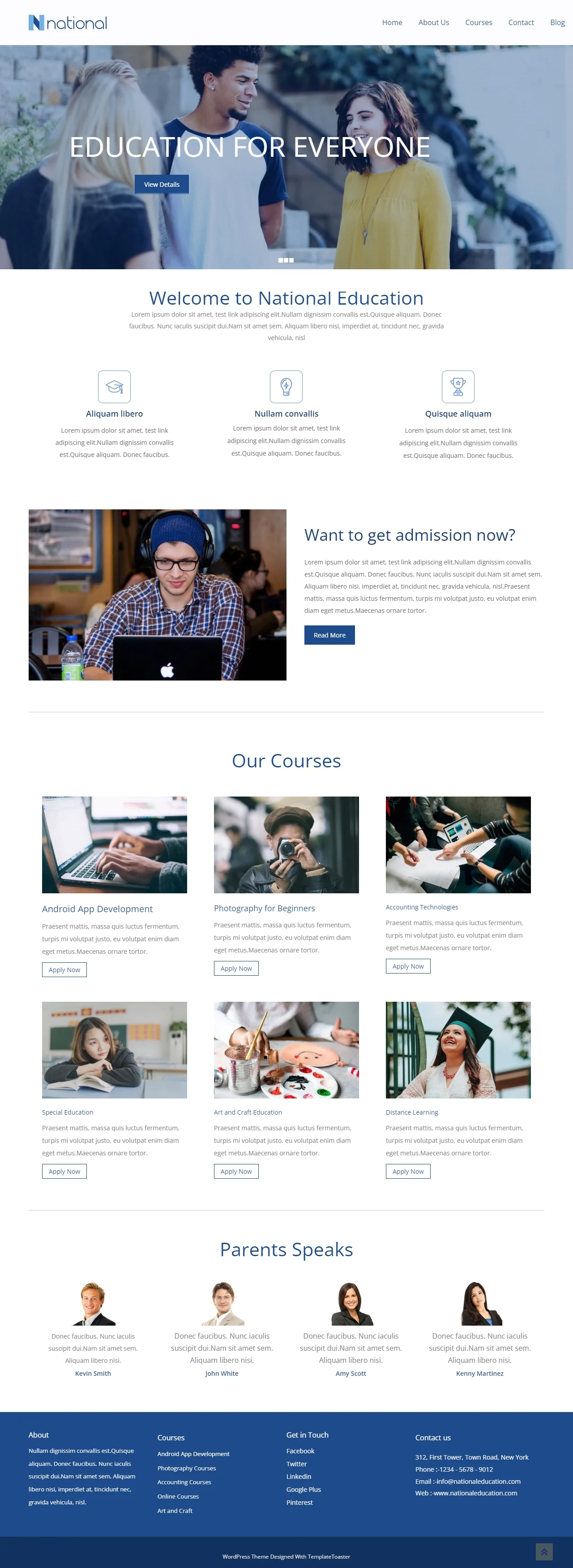 Criação de sites para cursos e escolas
