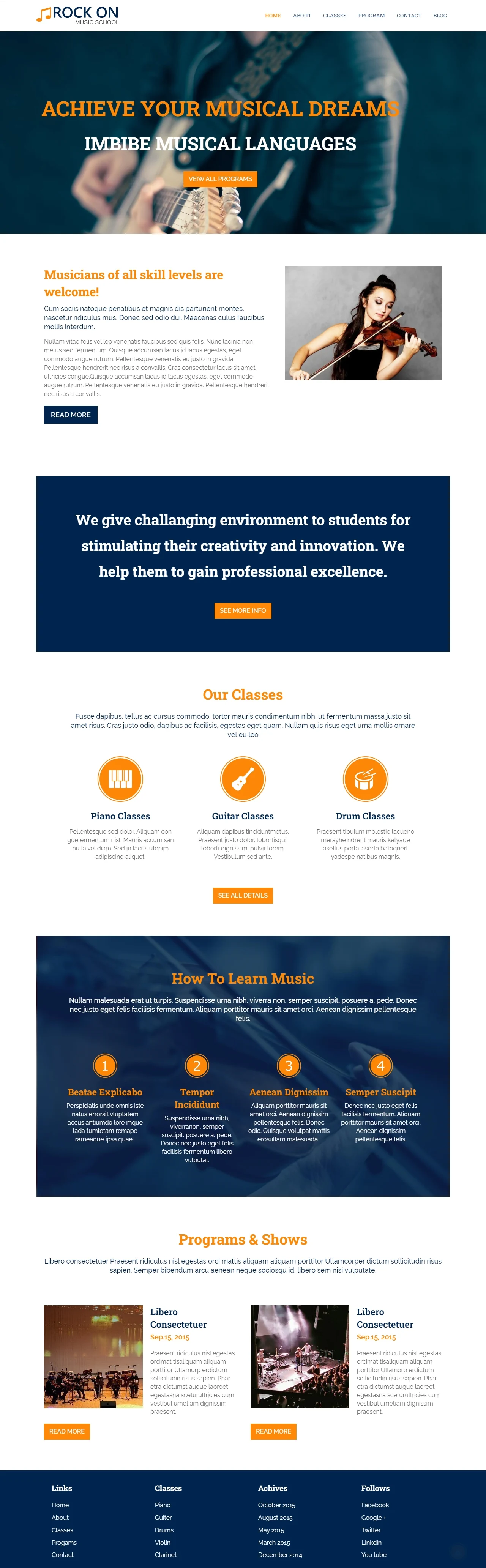 Criação de sites para cursos e escolas