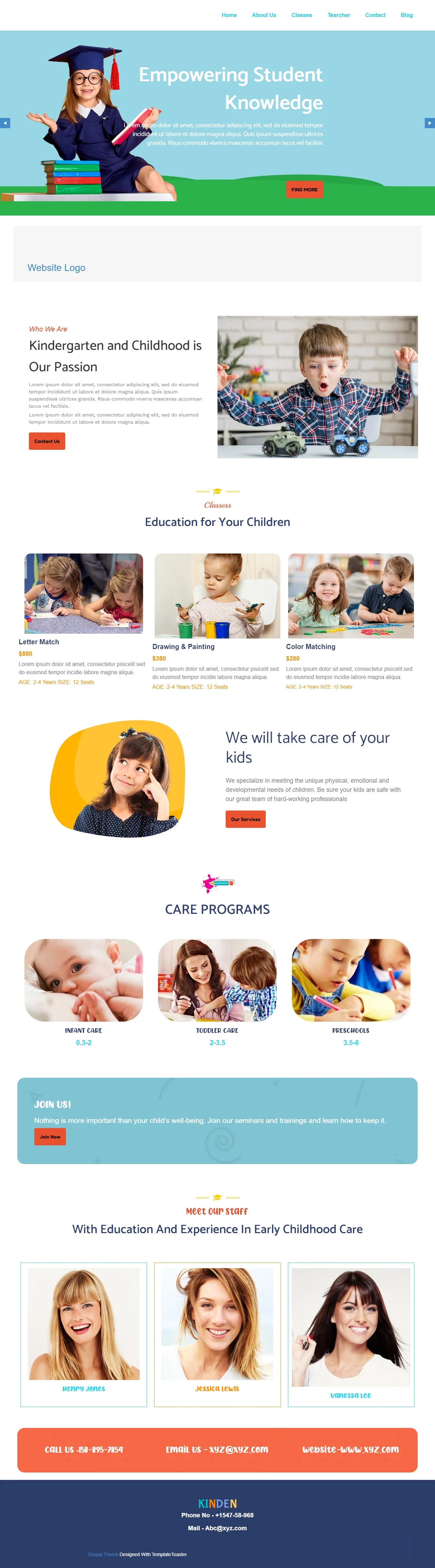 Criação de sites para cursos e escolas