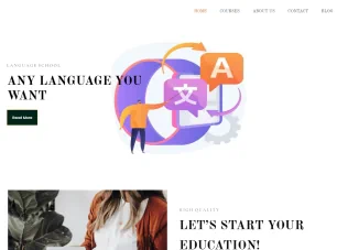 Criação de sites para cursos e escolas