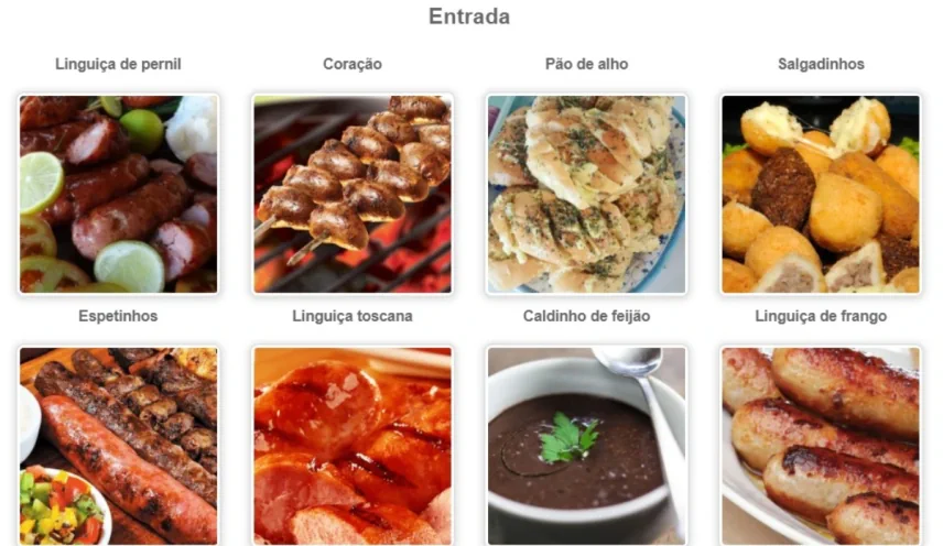 Criação de site para buffet