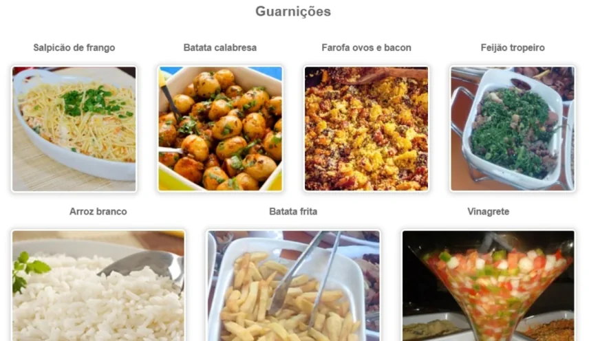 Criação de site para buffet