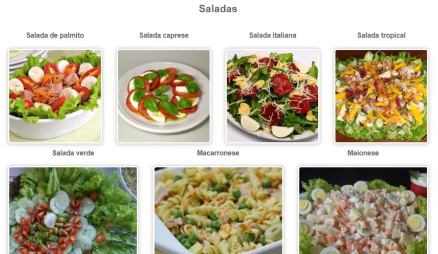 Criação de site para buffet