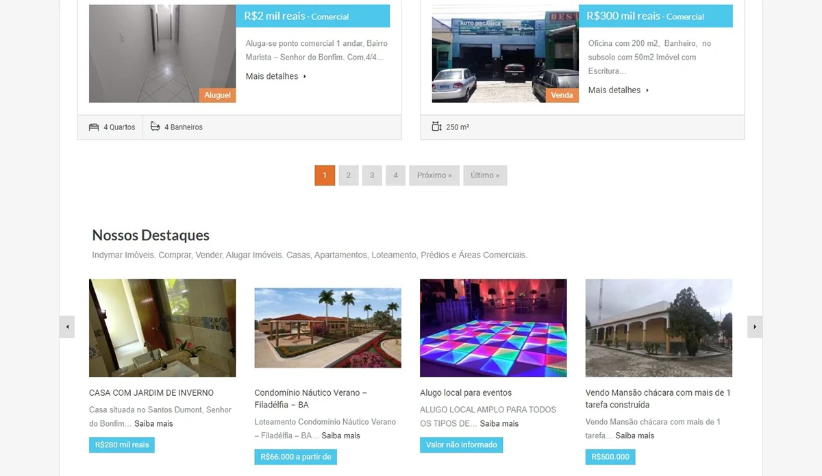 Criação de site para imobiliária e corretor de imóveis