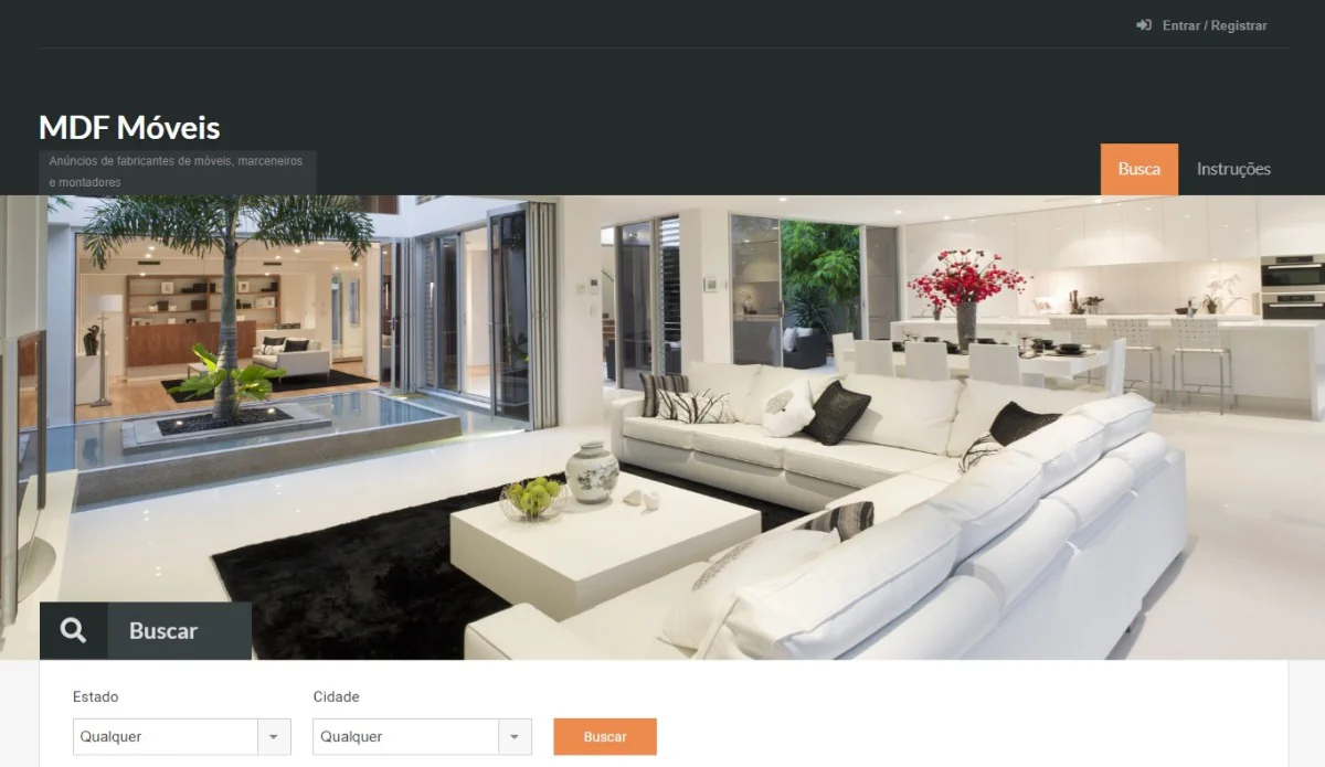 Criação de site para móveis planejados