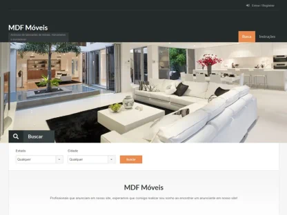 Criação de sites Portifólio MDF Móveis