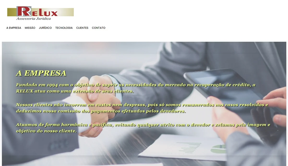 Criação de site para advogados