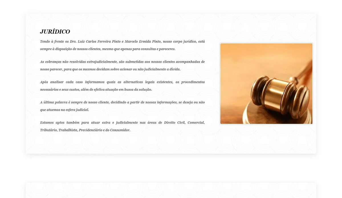 Criação de site para advogados